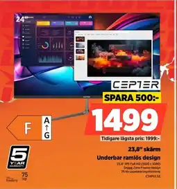 Power CEPTER 23,8" skärm C24PULSE erbjuda