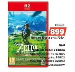 Power Nintendo Spel NS2ZELDABTW erbjuda