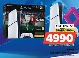Power SONY Konsol PS5 Digital Edition Slim PSSDIGIFC26 erbjuda