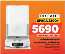 Power DREAME Robotdammsugare RLL77SEWH erbjuda