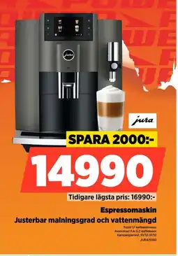 Power JURA Espressomaskin JURA15583 erbjuda