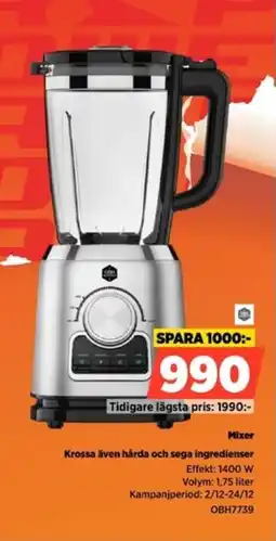 Power Mixer OBH7739 erbjuda