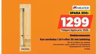 Power MEATER Stektermometer MTPRO erbjuda