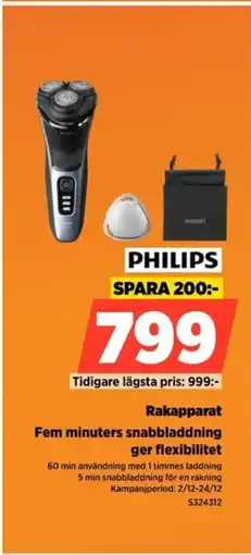 Power PHILIPS Rakapparat S324312 erbjuda