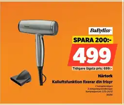 Power BaByliss Hårtork D581E erbjuda