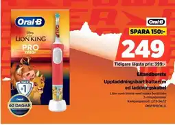 Power Oral-B Eltandborste OBVITPROKLK erbjuda