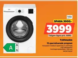 Power Beko Tvättmaskin BM3WT3841W erbjuda