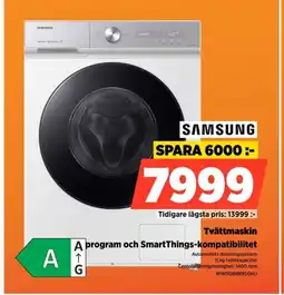 Power SAMSUNG Tvättmaskin WW11DB8B95GHU erbjuda