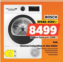 Power BOSCH Tork WQG24201SN erbjuda