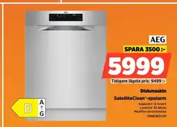 Power AEG Diskmaskin FBB63927ZM erbjuda