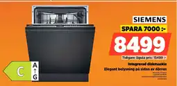 Power SIEMENS Integrerad diskmaskin SX73EX01CE erbjuda