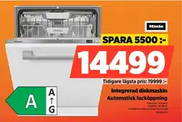 Power Miele Integrerad diskmaskin G5861SCVI erbjuda