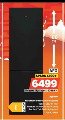 Power AEG Kyl/frys TRC6M33XEB erbjuda