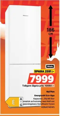 Power Miele Kyl/frys KDN4174EWS erbjuda