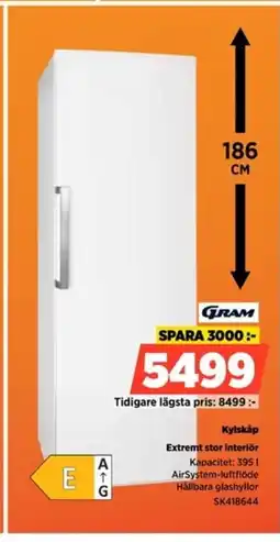 Power GRAM Kylskåp SK418644 erbjuda