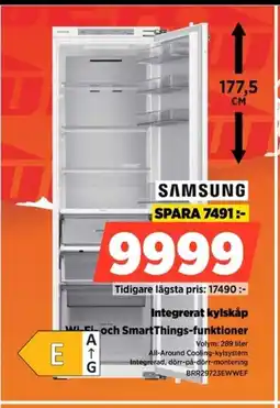 Power SAMSUNG Integrerat kylskåp BRR29723EWWEF erbjuda