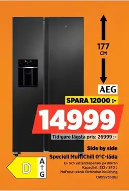 Power AEG Side by side ORX9V351DB erbjuda