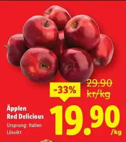 Lidl Äpplen Red Delicious erbjuda