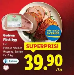 Lidl Gudruns Fläsklägg erbjuda