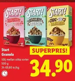Lidl Start Granola erbjuda
