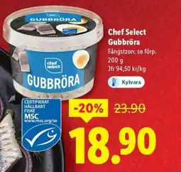 Lidl Chef Select Gubbröra erbjuda
