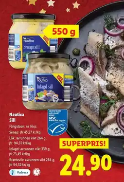Lidl Nautica Sill erbjuda