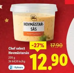 Lidl Chef select Hovmästarsås erbjuda