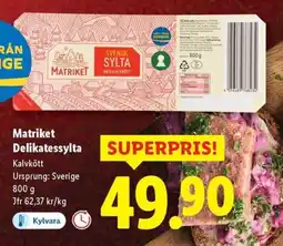 Lidl Matriket Delikatessylta erbjuda