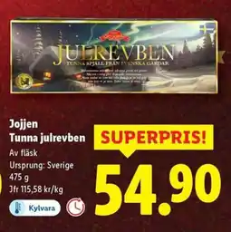 Lidl Jojjen Tunna julrevben erbjuda