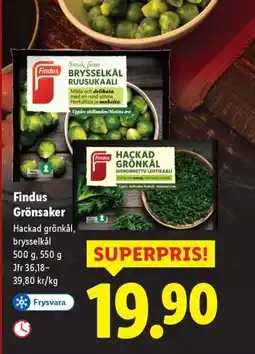 Lidl Findus Grönsaker erbjuda