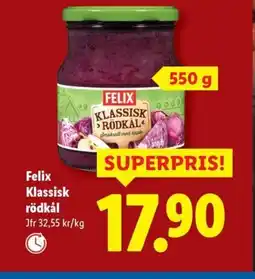 Lidl FELIX Klassisk rödkål erbjuda