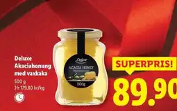 Lidl Deluxe Akaciahonung med vaxkaka erbjuda