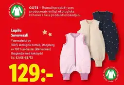 Lidl Lupilu Sovoverall erbjuda