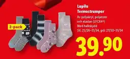 Lidl Lupilu Termostrumpor erbjuda