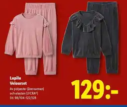 Lidl Lupilu Velourset erbjuda