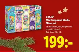 Lidl CRAZE® Mix Compound Studio Slime, set erbjuda