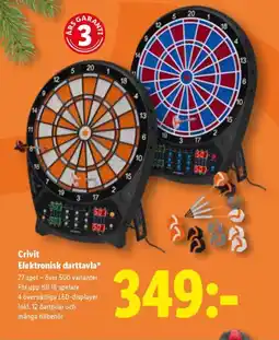 Lidl Crivit Elektronisk darttavla erbjuda