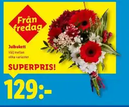 Lidl Julbukett erbjuda