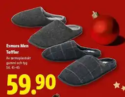 Lidl Esmara Men Tofflor erbjuda