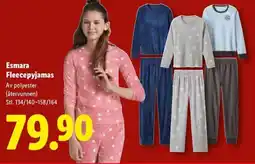 Lidl Esmara Fleecepyjamas erbjuda