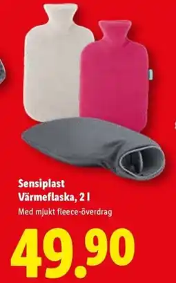Lidl Sensiplast Värmeflaska erbjuda