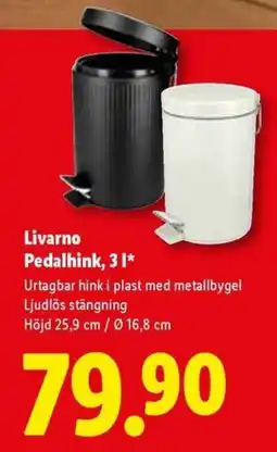 Lidl Livarno Pedalhink erbjuda