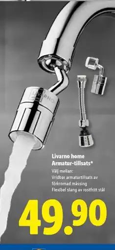 Lidl Livarno home Armatur-tillsats erbjuda