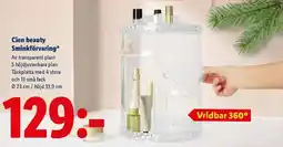 Lidl Cien beauty Sminkförvaring erbjuda