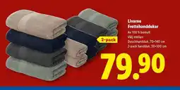 Lidl Livarno Frottéhanddukar erbjuda