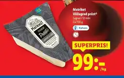 Lidl Matriket Vällagrad präst erbjuda