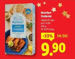 Lidl Matriket Ströbröd erbjuda