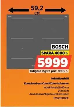 Power Induktionshäll PVQ611BB6E erbjuda