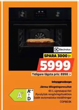Power Electrolux Inbyggnadsugn COP803K erbjuda
