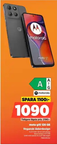 Power Moto g15 128 GB PB6E0003SE erbjuda